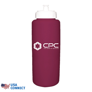 32 oz. Grip Bottle with Push 'n Pull Cap - USA Connect