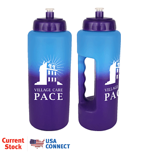 Mood 32 oz. Grip Bottle with Push 'n Pull Cap - USA Connect