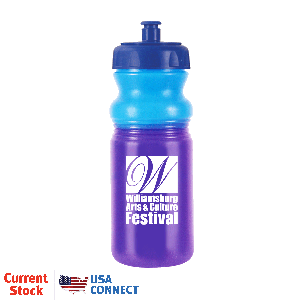 Mood 20 oz. Cycle Bottle with Push and Pull Cap - USA Connect