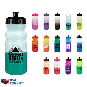 Mood 20 oz. Cycle Bottle with Push and Pull Cap - USA Connect