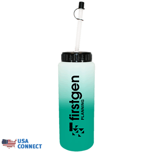 Mood™ 32 oz. Sports Bottle with Flexible Straw - USA Connect