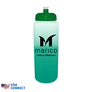 Mood™ 32 oz. Sports Bottle with Push 'n Pull Cap - USA Connect