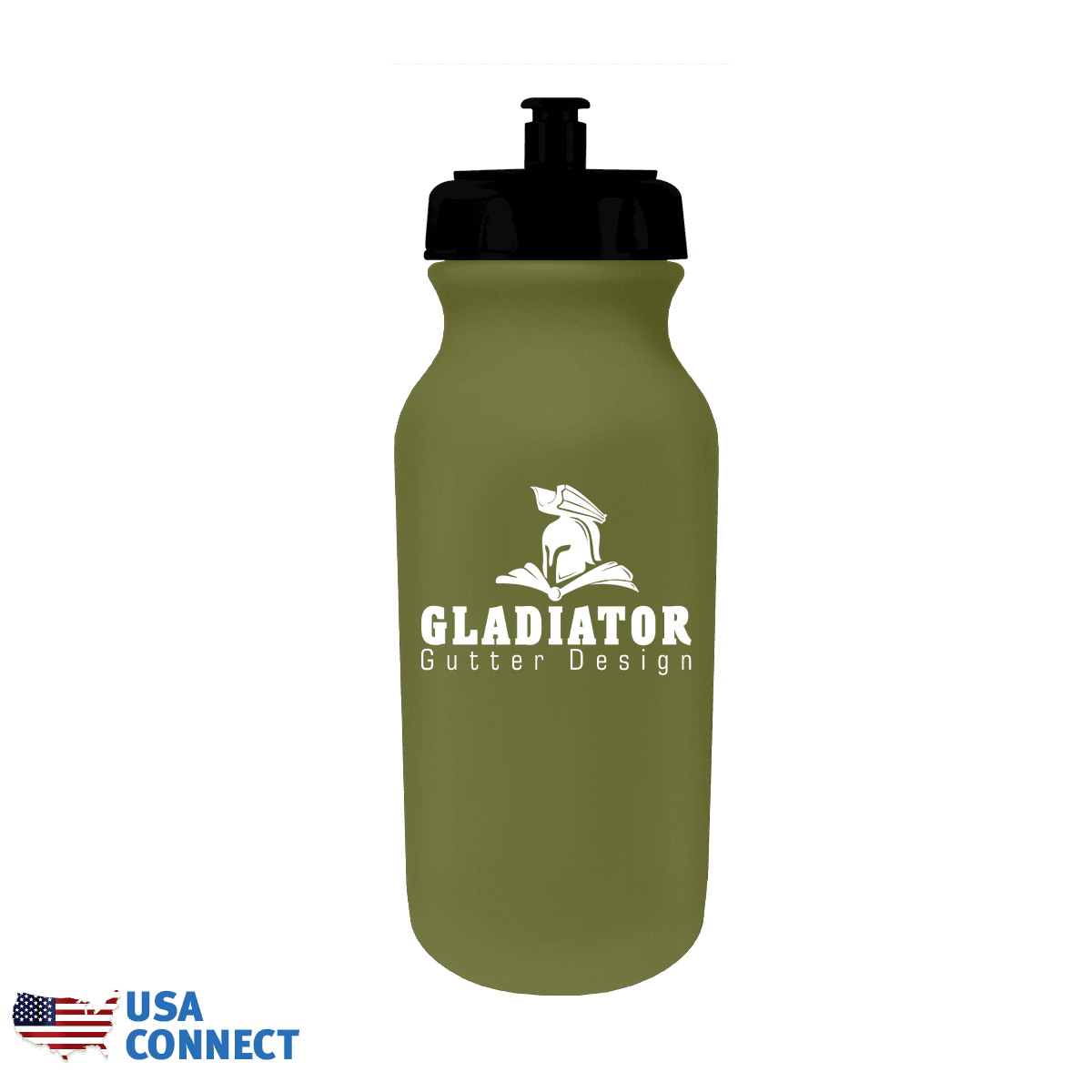 20 oz. Value Cycle Bottle with Push 'n Pull Cap, USA Connect