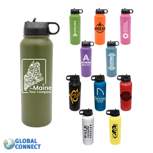 32 oz. Memphis Sports Bottle with Straw Lid - Global Connect