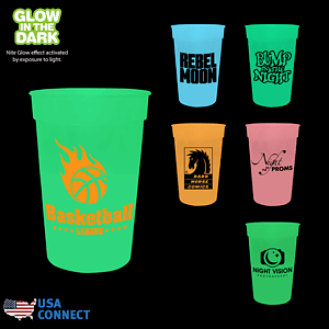 17 oz. Nite Glow Stadium Cup - USA Connect