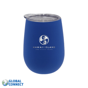 Halcyon® 12 oz. Wine Glass with Lid, Global Connect - Laser Standard