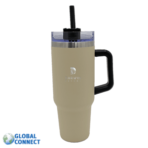 Halcyon® 40 oz. Mug, Global Connect - Laser Standard