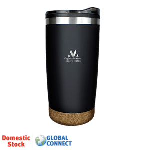 Halcyon® 20 oz. Cork Bottom Tumbler, Global Connect - Laser Standard