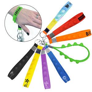 Stress Pop Wristlet Key Chain