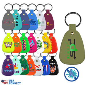 PromotionalMicroHalt™ Western Saddle Key Tag, Full Color Digital - USA Connect