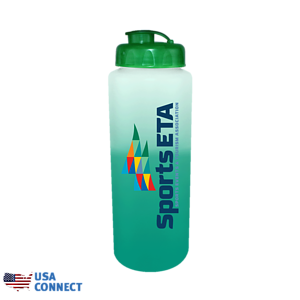Mood™ 32 oz. Sports Bottle with Flip Top Cap, Full Color Digital - USA Connect