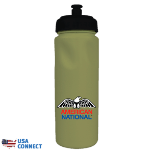 24 Oz. Cycle Bottle with Push 'n Pull Cap, Full Color Digital - USA Connect