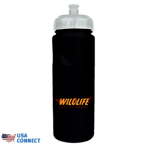 24 Oz. Cycle Bottle with Push 'n Pull Cap, Full Color Digital - USA Connect