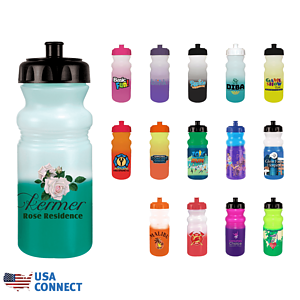 Mood 20 oz. Cycle Bottle, Push and Pull Cap, Full Color Digital - USA Connect Direct