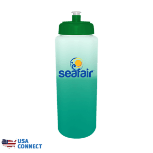 Mood™ 32 oz. Sports Bottle With Push 'n Pull Cap, Full Color Digital - USA Connect