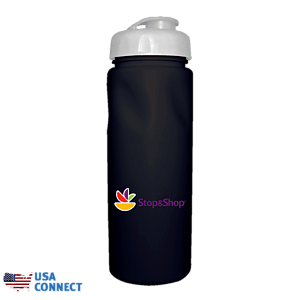 24 Oz. Cycle Bottle with Flip Top Cap, Full Color Digital - USA Connect