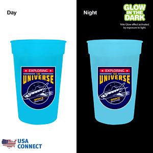 17 Oz. Nite Glow Stadium Cup, Full Color Digital - USA Connect
