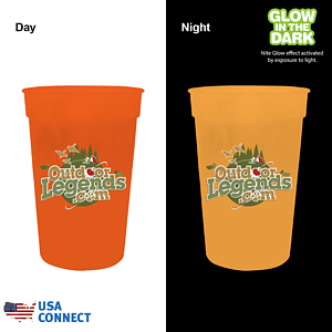 17 Oz. Nite Glow Stadium Cup, Full Color Digital - USA Connect