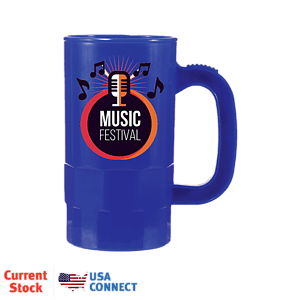 14 oz. Beer Stein (1 Side), Full Color Digital - USA Connect