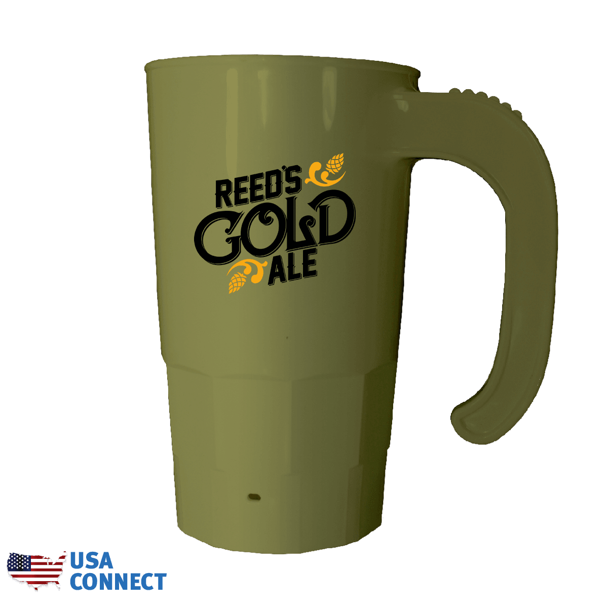 20 oz. Stackable Beer Stein, Full Color Digital - USA Connect