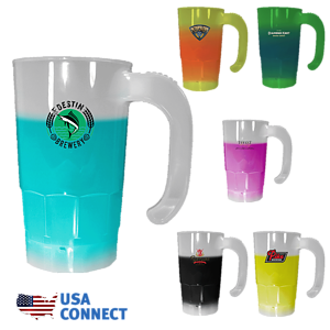 Mood™ 20 oz. Stackable Beer Stein (1 Side), Full Color Digital - USA Connect