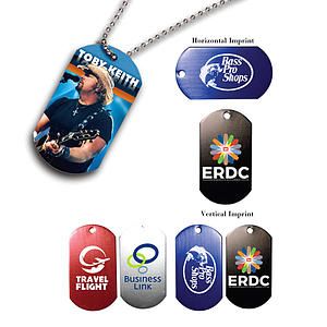 Metal Dog Tag with 23 1/2" Ball Chain
