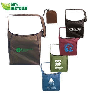 RPET Fold-Away Sling Bag