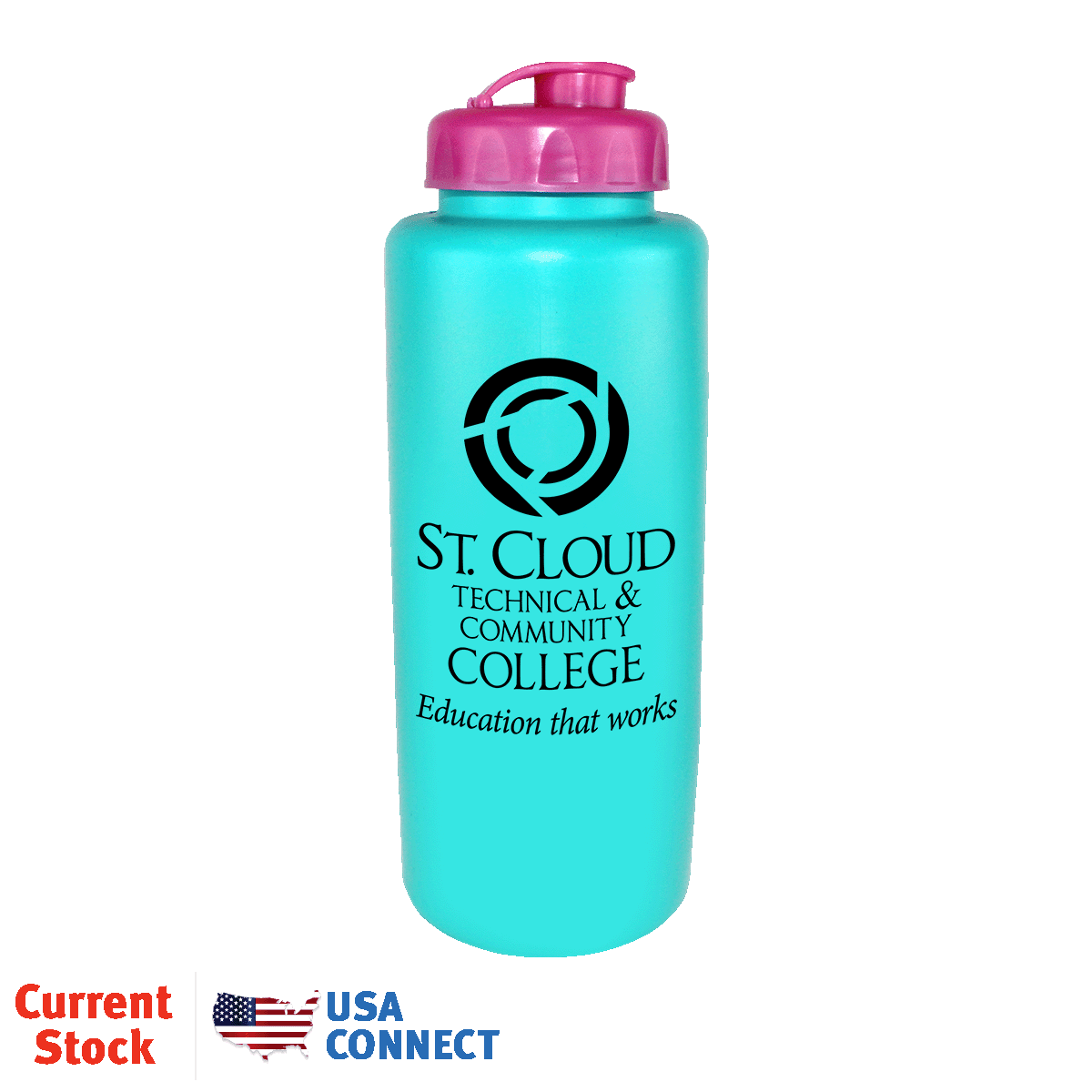 32 oz. Grip Bottle with Flip Top Cap