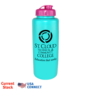 32 oz. Grip Bottle with Flip Top Cap