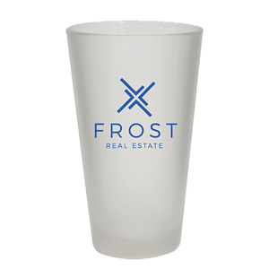 16 oz. Libbey Frosted Pint Glass - USA