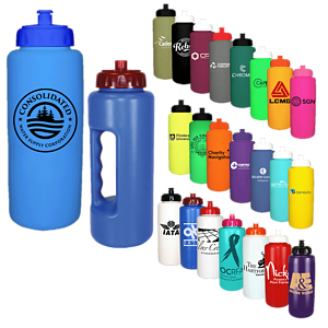 32 oz. Grip Bottle with Push 'n Pull Cap