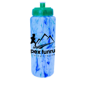 32 oz. Confetti Sports Bottle with Push 'n Pull Cap