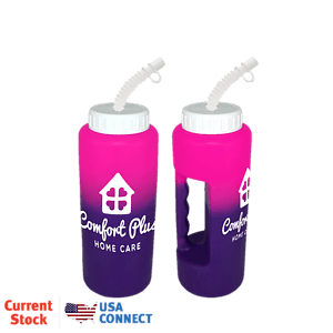 Mood™ 32 oz. Grip Bottle with Flexible Straw