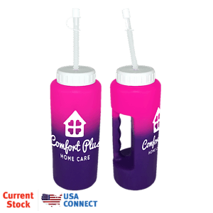 Mood™ 32 oz. Grip Bottle with Flexible Straw