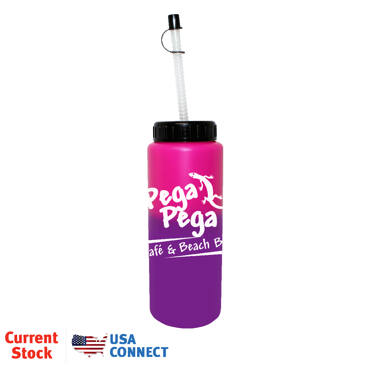 Mood™ 32 oz. Sports Bottle with Flexible Straw