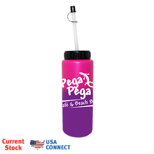 Mood™ 32 oz. Sports Bottle with Flexible Straw