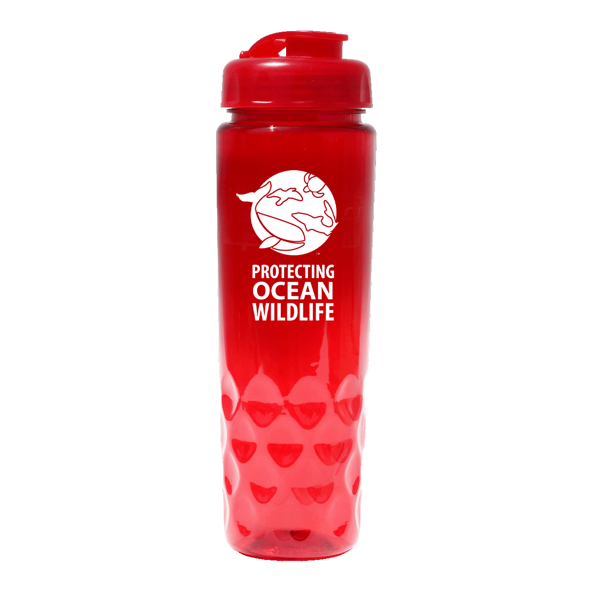 RECYCLED PET - 24 oz. Bottle with Flip Top Cap