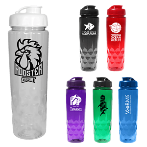 RECYCLED PET - 24 oz. Bottle with Flip Top Cap
