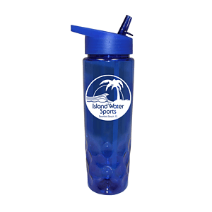 RECYCLED PET - 24 oz. Bottle with Straw Cap