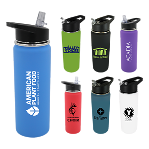 Halcyon® 20 oz. Sports Bottle with Flip Straw Lid