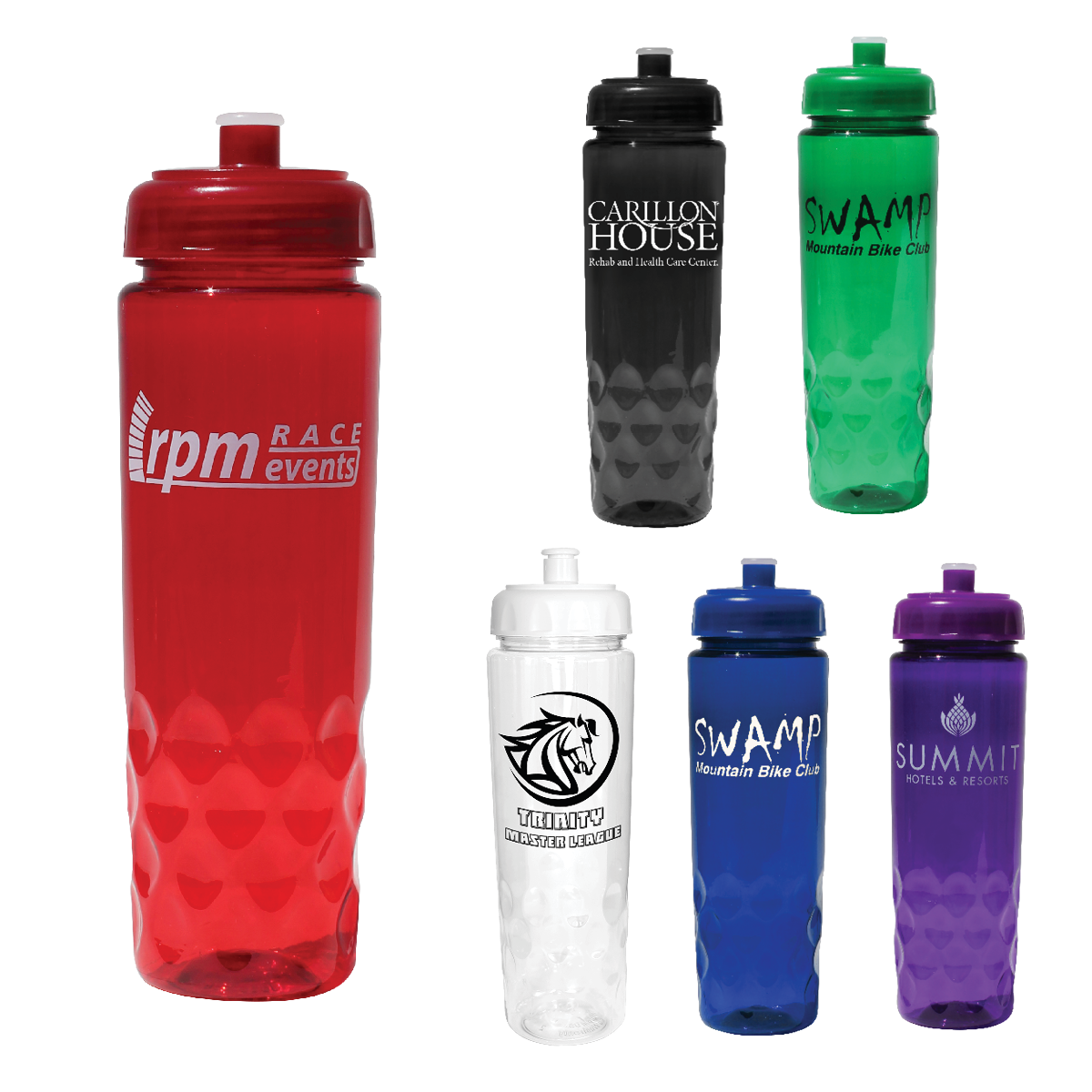 24 oz. Poly-Saver PET Bottle with Push 'n Pull Cap
