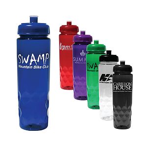 24 oz. Poly-Saver PET Bottle with Push 'n Pull Cap
