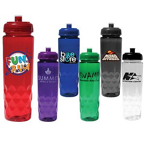 24 oz. Poly-Saver PET Bottle with Push 'n Pull Cap
