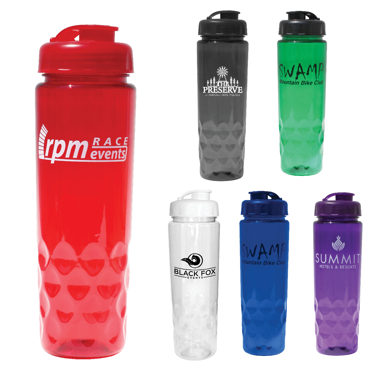 24 oz. Poly-Saver PET Bottle with Flip Top Cap