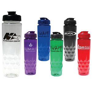 24 oz. Poly-Saver PET Bottle with Flip Top Cap