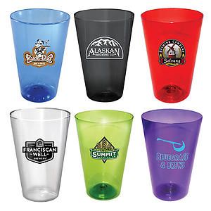 16 oz. Plastic Pint Glass