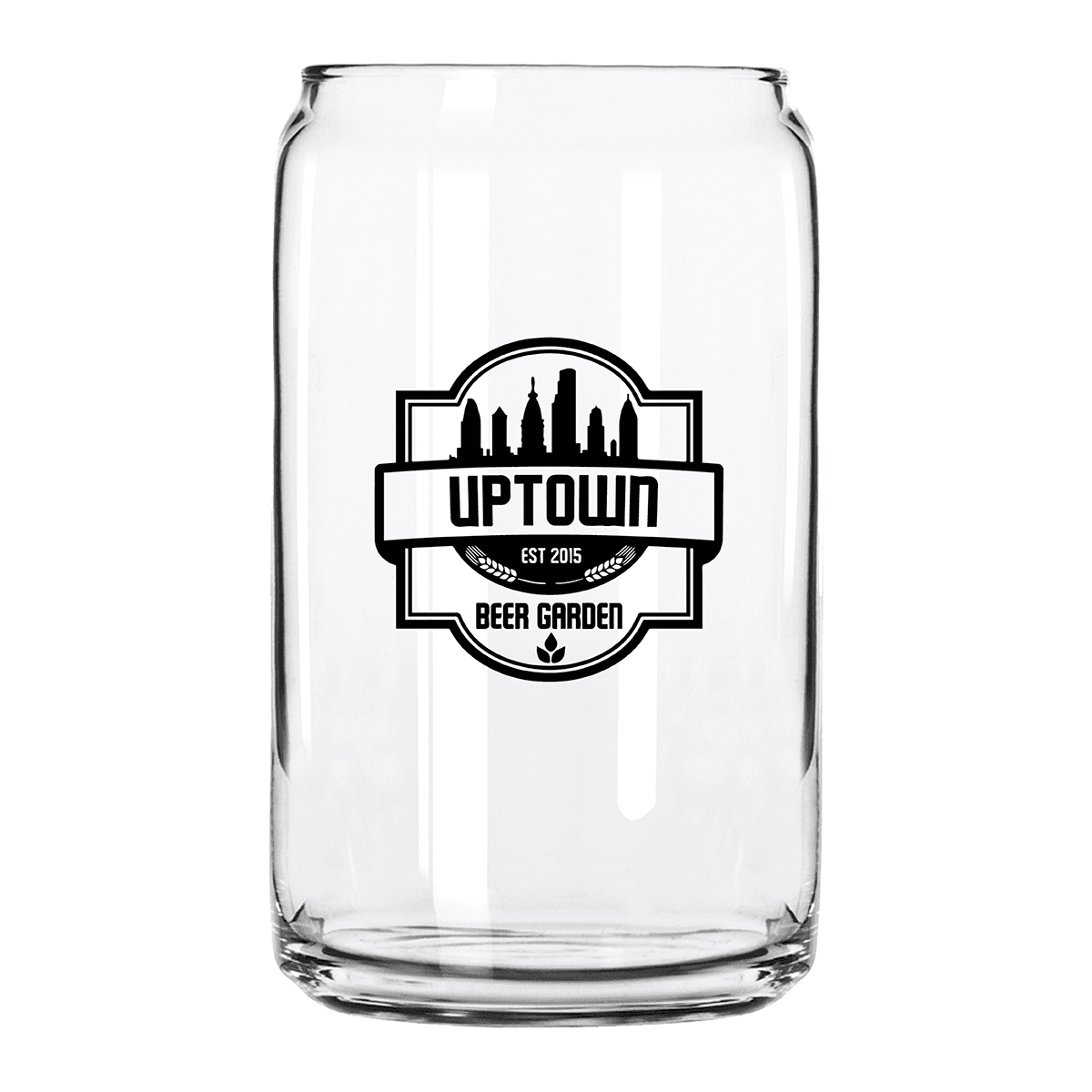16 oz. Libbey Beer Can Glass - USA