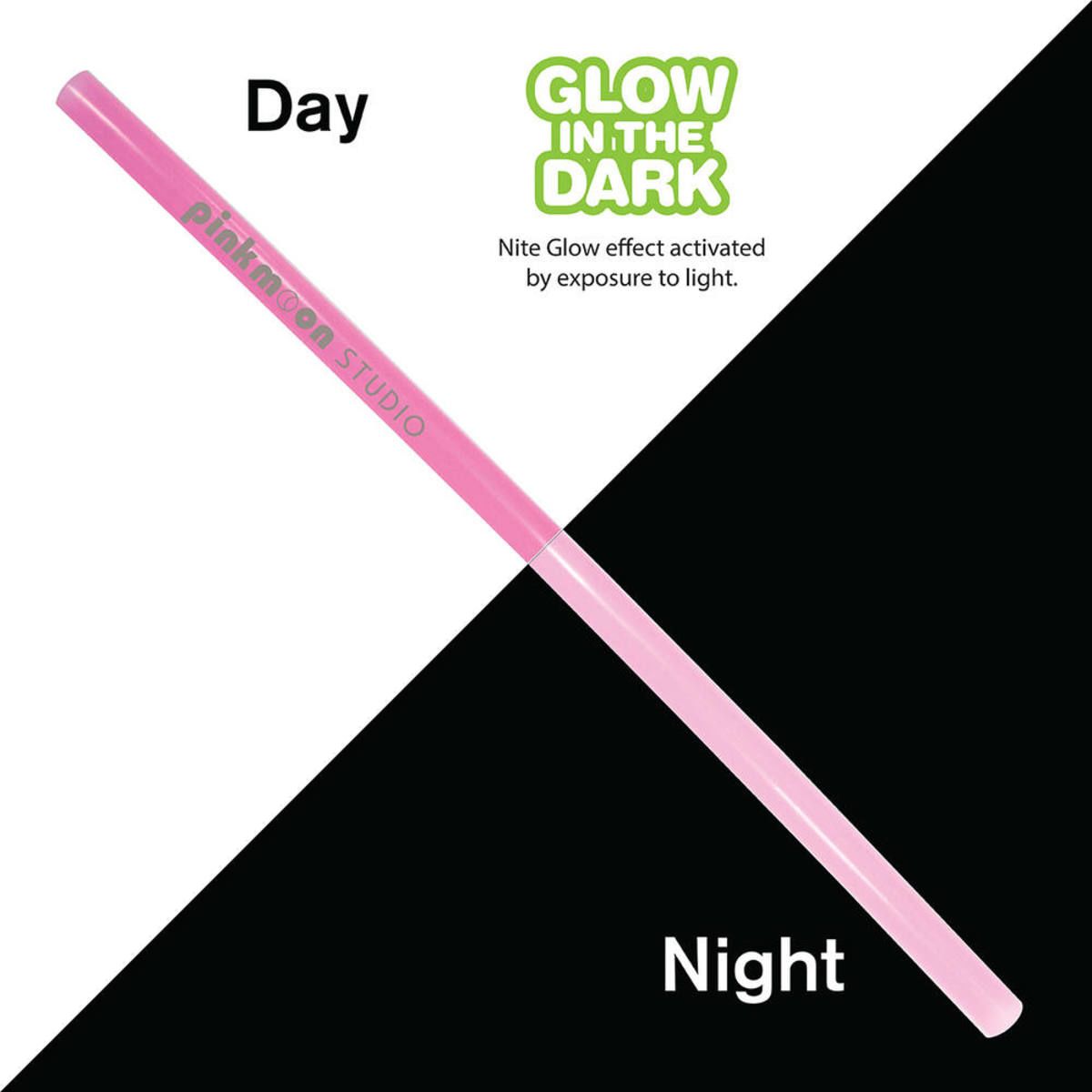 Nite Glow Reusable Straw - 12 Pack