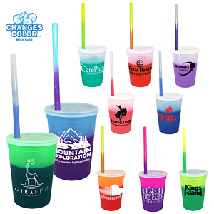 Mood™ 12 oz. Stadium Cup/Straw/Lid Set