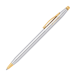 Cross® Classic Century Ballpoint Pen with 23kt Gold Plated Appointments, Laser Engraving